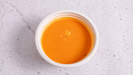 Lentil soup bowl