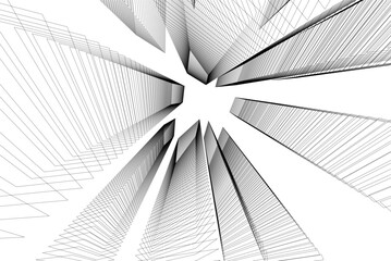 architecture building 3d 