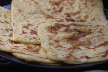Moroccan Msemmen Close Up