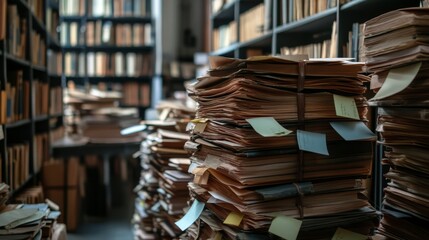 Obraz premium technology showing data being extracted from documents