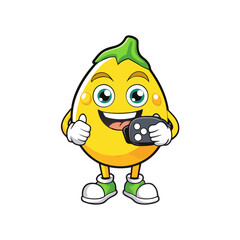 Lemon Mascot Logo Vector Illustrations: Coffee Cup, Gaming, Boxing, Reading, and More, Fun and creative lemon mascot logo designs in vibrant vector illustrations for various themes.