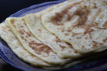 Moroccan Msemmen Close Up