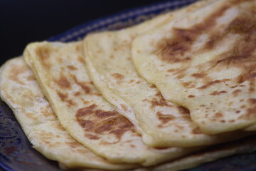 Moroccan Msemmen Close Up