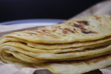 Moroccan Msemmen Close Up