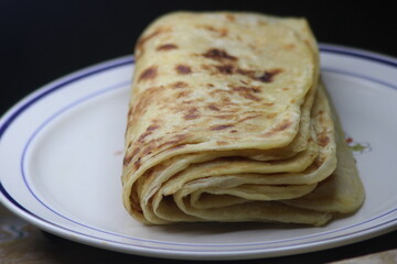 Moroccan Msemmen Close Up