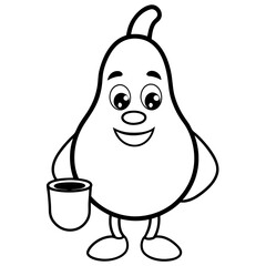 Pear Mascot Logos - Fun, Angry, Gaming, Artistic, and Spunky Vector Designs, Creative pear mascot logos in fun, angry, gaming, and artistic styles for versatile vector designs