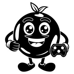 Blueberry Mascot Logos: Coffee, Books, Gaming, Boxing, and More - Vector Cartoon Illustrations, Blueberry mascot logos: creative, fun, and unique vector designs for digital projects.
