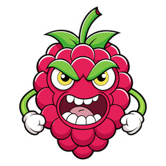 Raspberry Mascot Logo Vector: Coffee Cup, Angry, Gaming, Paint, Boxing, and More, Unique raspberry mascot logos in vector and clipart designs for versatile creative projects