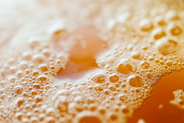 Kombucha Fermentation: Bubbling SCOBY Texture