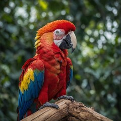 Obraz premium Scarlet Macaw