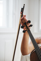 person playing violin