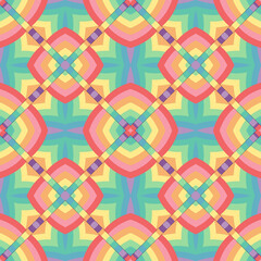 Patr&oacute;n sin costuras Original. Colores. Formas. Estampa. Textura. Fondo. Caleidoscopio. Sim&eacute;trico. Infinito