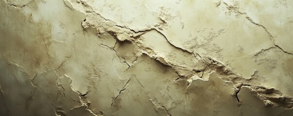 Naklejka premium Soft Beige Stone Surface with Subtle Patterns