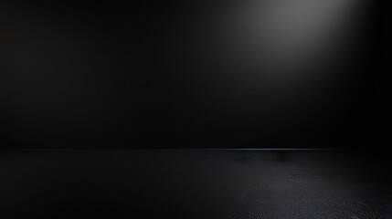 Solid Black Screen Background for Design and Visual Projects