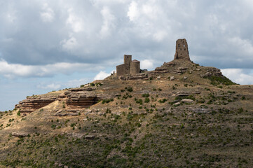 Castillo de Marcuello, Chateau, Los mallos de Riglos, Mirador de los Buitres