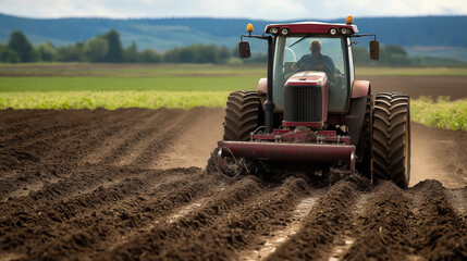 Fototapeta premium Machine Learning Algorithms Analyzing Soil Health Data in Agricultural Settings