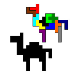 camel, pentamino animal