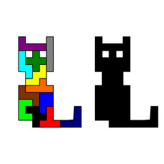 cat, pentamino animal