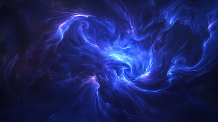 Obraz premium Abstract futuristic glowing blue vortex background. Vortex. Illustration
