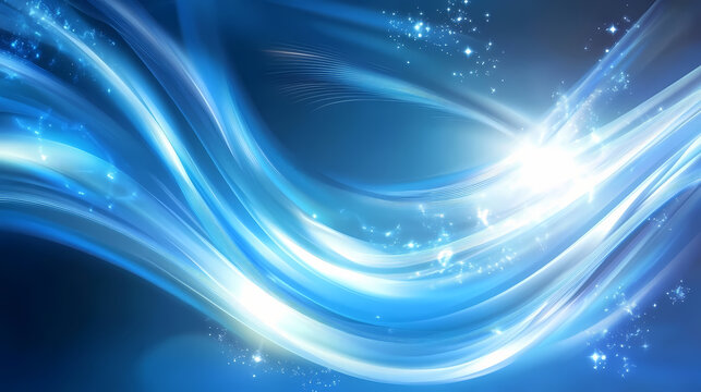 Abstract futuristic glowing blue vortex background. Vortex. Illustration