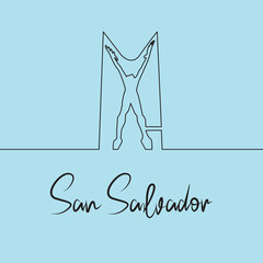 EL SALVADOR MONUMENTOS La Revolución San Salvador