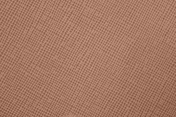 Leather texture with crosshatched pattern in warm brown tones