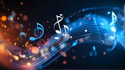 Abstract technology background with motion neon light effect.Vector illustration.