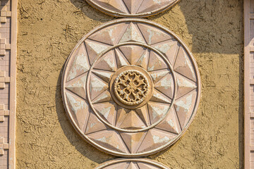 Background screensaver with oriental theme. An old medieval oriental item that has a national heritage in religion