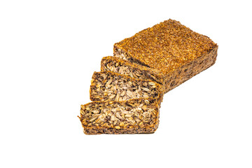 Bread made from natural products, useful for vegetarians and healthy lovers