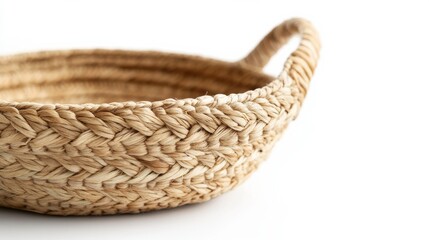 Fototapeta premium Intricate Woven Basket with Natural Texture