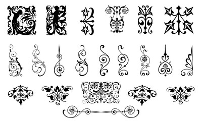 Classic art decoration icon collection © Cutterwood