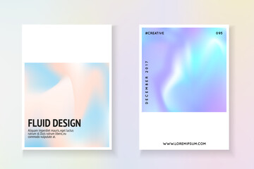 Color Shape. Colourful Prism Brochure. Blue Gradient Paper. Memphis Vector. Geometric Pattern. Modern Screen. Hologram Fluid. Violet Color Shape