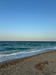 beach, sea and blue sky