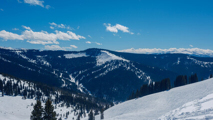 vail in the winter 