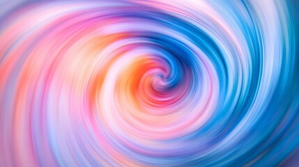 Obraz premium Abstract swirling pastel colors create a vibrant vortex design