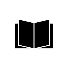 Book icon logo design. open book sign and symbol. ebook icon