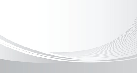 grey Wavy dynamic Lines Isolated on White Abstract Background Design