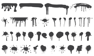 Dripping icon collection