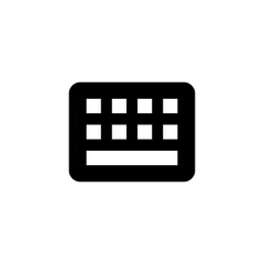Keyboard icon logo design. keyboard sign and symbol