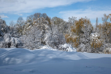 Panorama of South Park in city of Sofia, Bulgaria