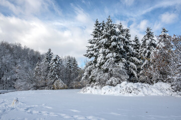 Panorama of South Park in city of Sofia, Bulgaria