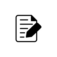 Note icon logo design. notepad sign and symbol