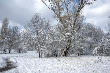 Panorama of South Park in city of Sofia, Bulgaria