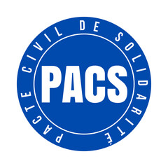 Symbole PACS pacte civil de solidarité 