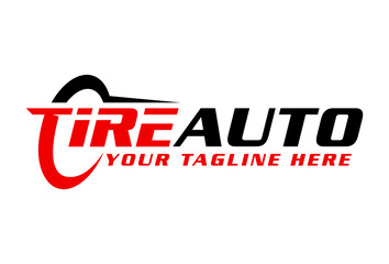 Tire Logo design Template, vector illustration