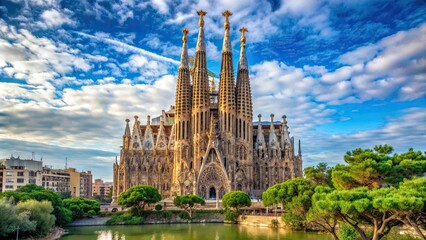 Sagrada Familia cathedral in Barcelona, sagrada familia, barcelona cathedral, architecture