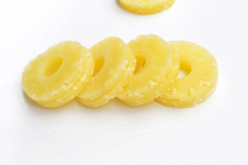 Pineapple fruit, Canned pineapple sliced