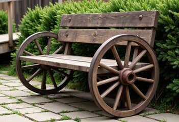 Obraz premium cart in the garden
