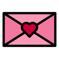 envelope with heart