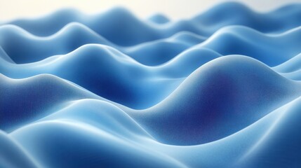 a blue and white wavy lines